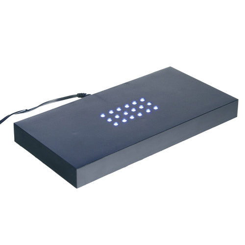 Leuchtsockel für 3D-Glaswürfel weiße LED